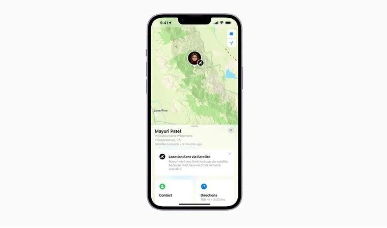 交口苹果14维修分享iPhone14系列中 FindMy功能通过卫星分享位置方法教程 