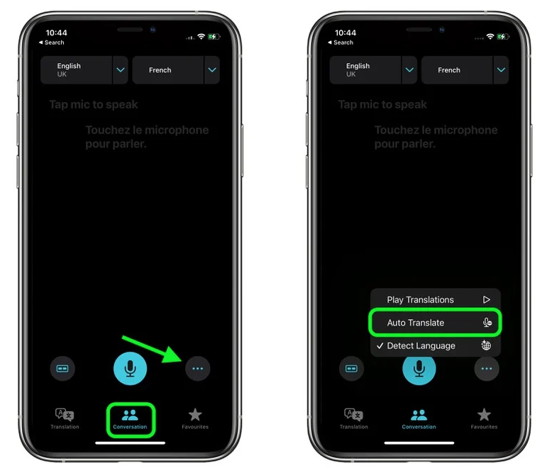 交口苹果手机维修分享iOS 15 “翻译” App 新改进 
